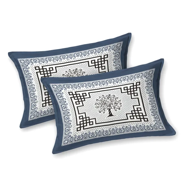 Blue_Cotton_Kashmira_Premium_Tree_Of_Life_Double_Bedsheet_With_Pillow_Cover_100_X_108_Cm